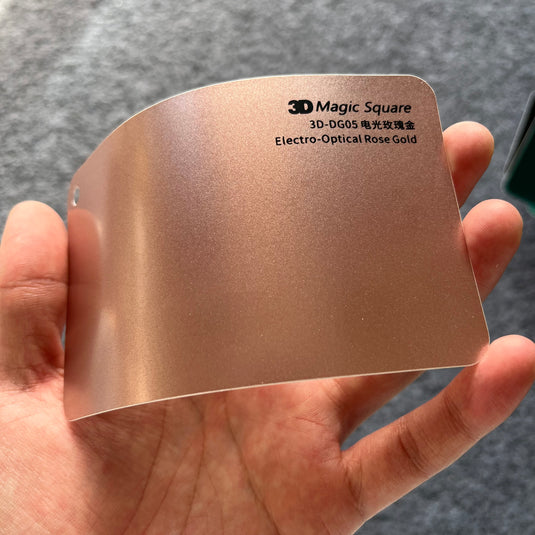 Electro-optical Rose Gold Color Auto Vinyl Wraps - Premium Color Wrap for Vehicle Transformation