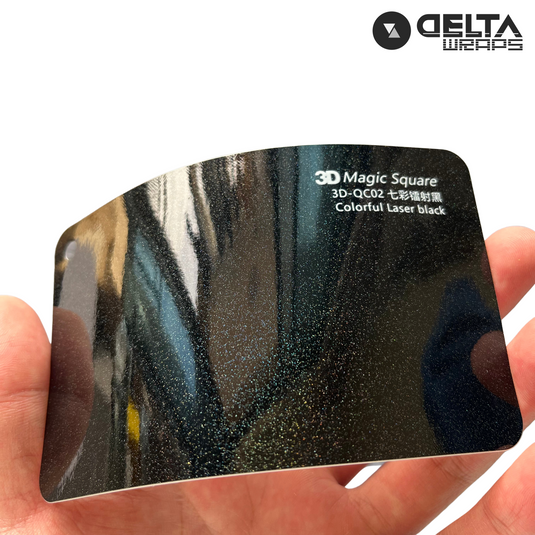 Colorful Laser Black Color Auto Vinyl Wraps - Premium Color Wrap for Vehicle Transformation