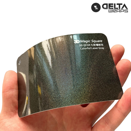 Colorful Laser Gray Color Auto Vinyl Wraps - Premium Color Wrap for Vehicle Transformation