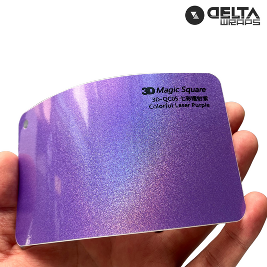 Colorful Laser Purple Color Auto Vinyl Wraps - Premium Color Wrap for Vehicle Transformation