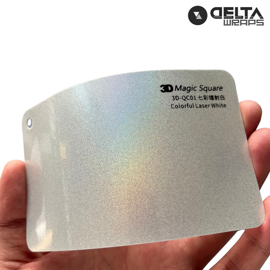 Colorful Laser White Color Auto Vinyl Wraps - Premium Color Wrap for Vehicle Transformation