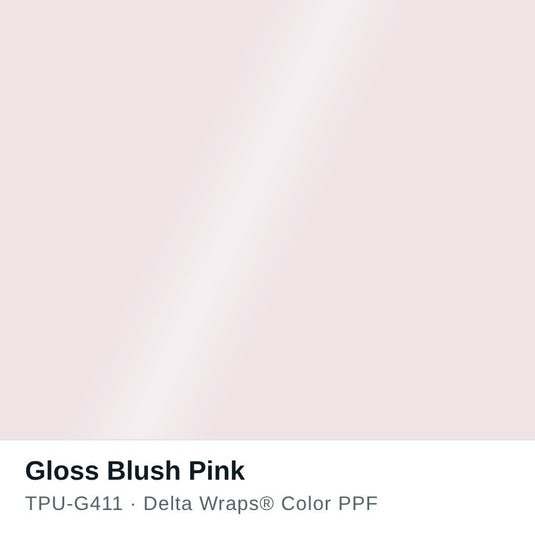 Gloss Blush Pink Color PPF TPU-G411