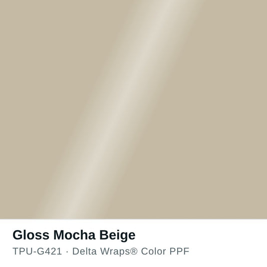 Gloss Mocha Beige Color PPF TPU-G421