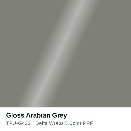 Gloss Arabian Grey Color PPF TPU-G433