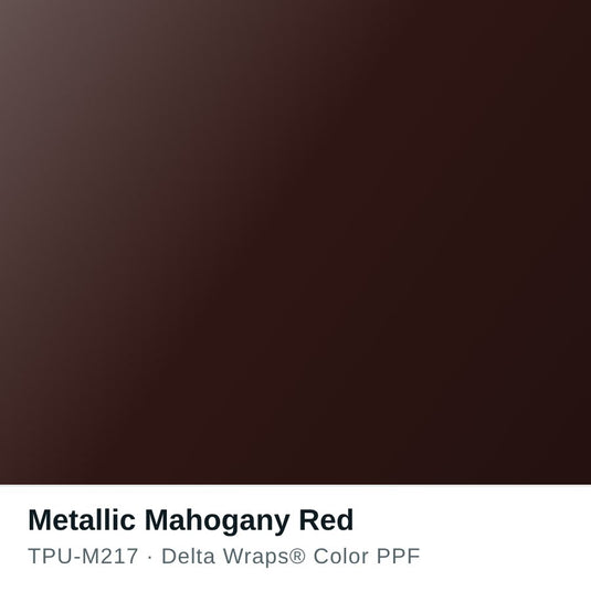 Metallic Mahogany Red Color PPF TPU-M217