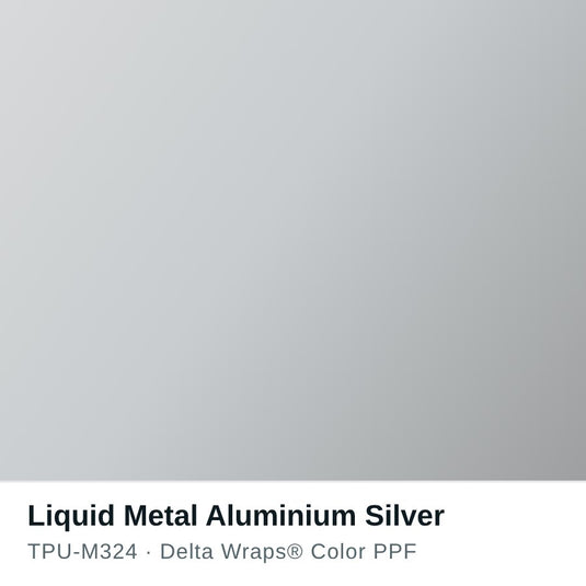 Liquid Metal Aluminium Silver Color PPF TPU-M324