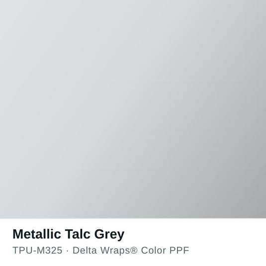 Metallic Talc Grey Color PPF TPU-M325