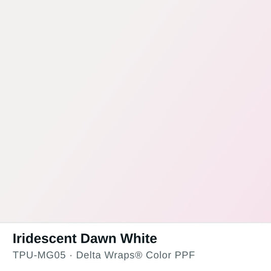 Iridescent Dawn White Color PPF TPU-MG05
