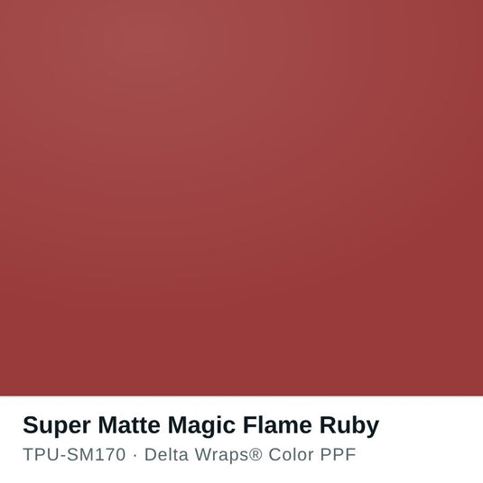Super Matte Magic Flame Ruby Color PPF TPU-SM170