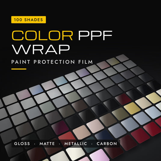 Delta Wraps Color PPF wrap, 100 shades of color paint protection film
