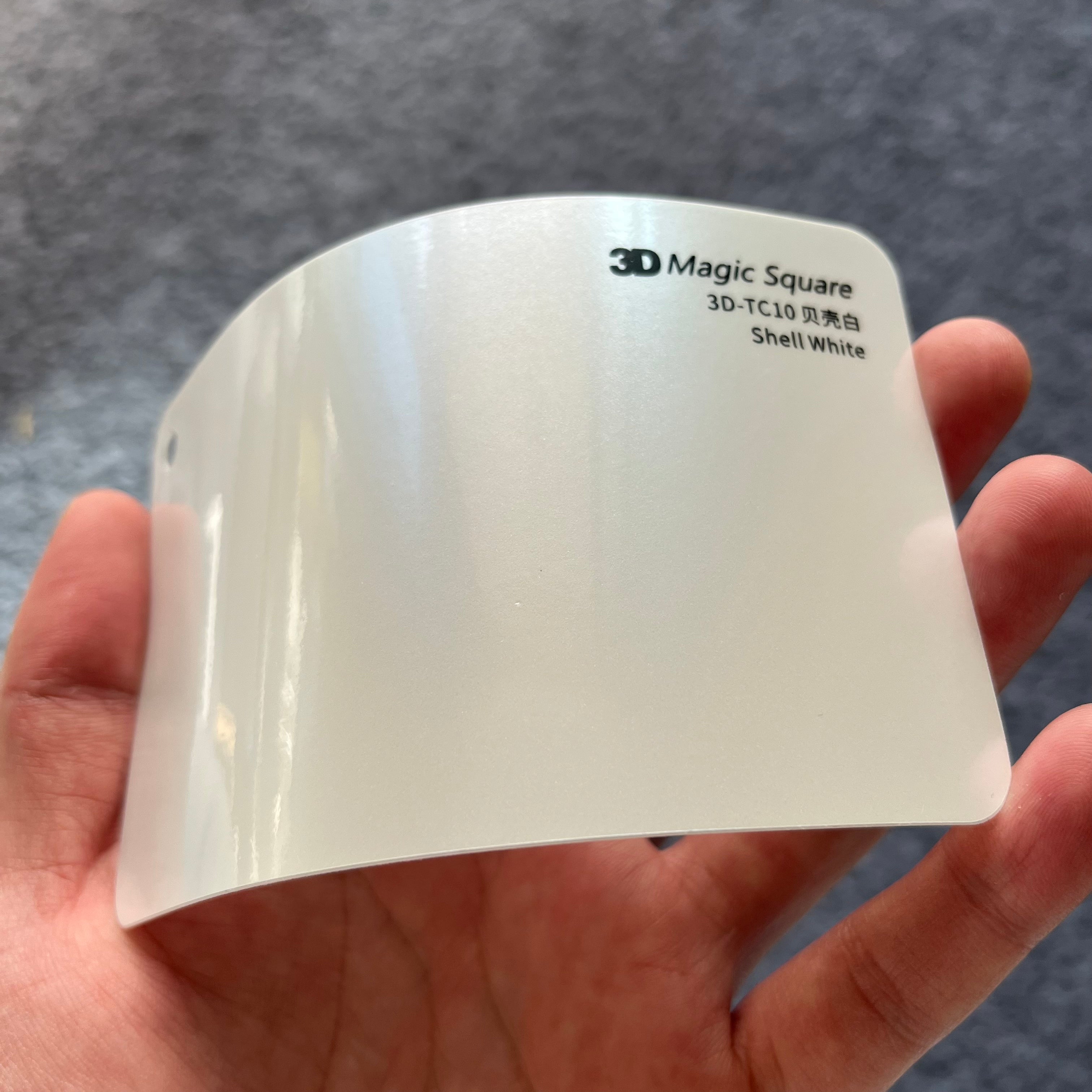 Shell White Color Auto Vinyl Wraps - Premium Color Wrap for Vehicle Tr