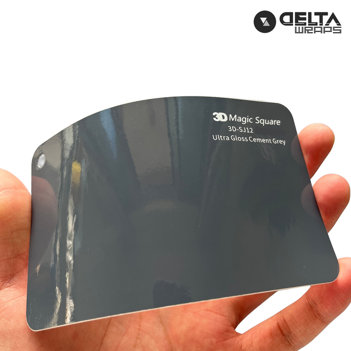 Ultra Gloss Cement Grey Color Auto Vinyl Wraps - Premium Color Wrap fo