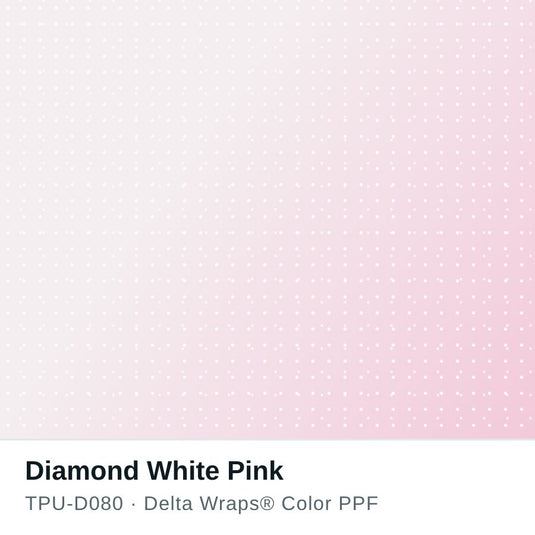 Diamond White Pink Color PPF TPU-D080