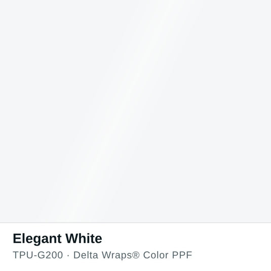Elegant White Color PPF TPU-G200