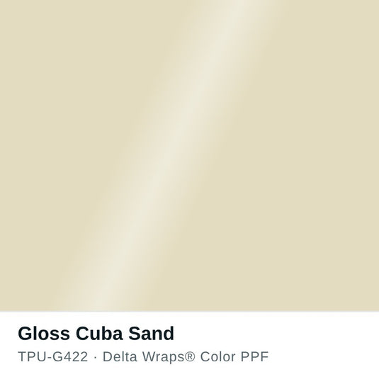 Gloss Cuba Sand Color PPF TPU-G422
