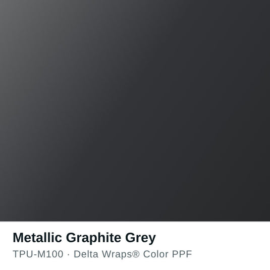 Metallic Graphite Grey Color PPF TPU-M100