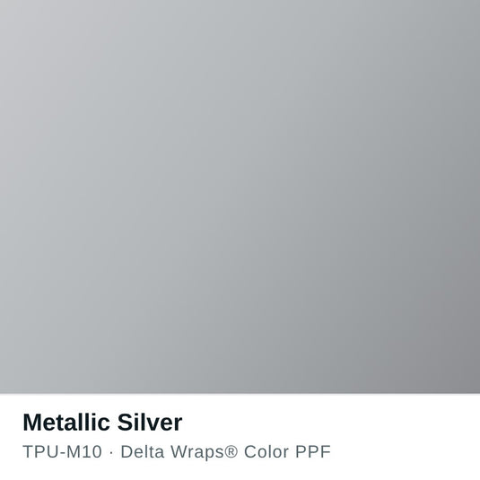 Metallic Silver Color PPF TPU-M10