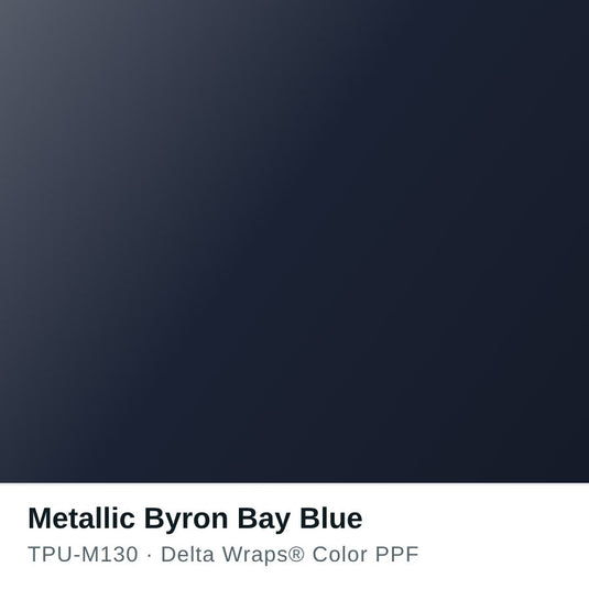 Metallic Byron Bay Blue Color PPF TPU-M130