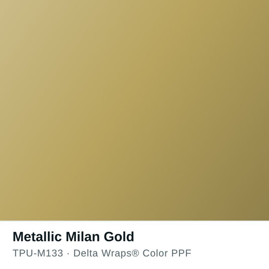 Metallic Milan Gold Color PPF TPU-M133