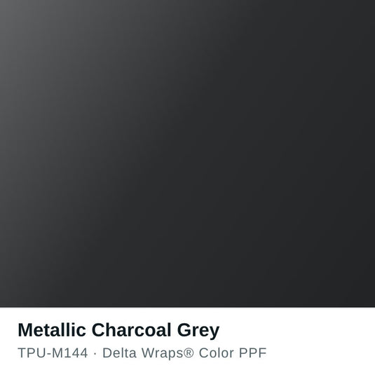Metallic Charcoal Grey Color PPF TPU-M144