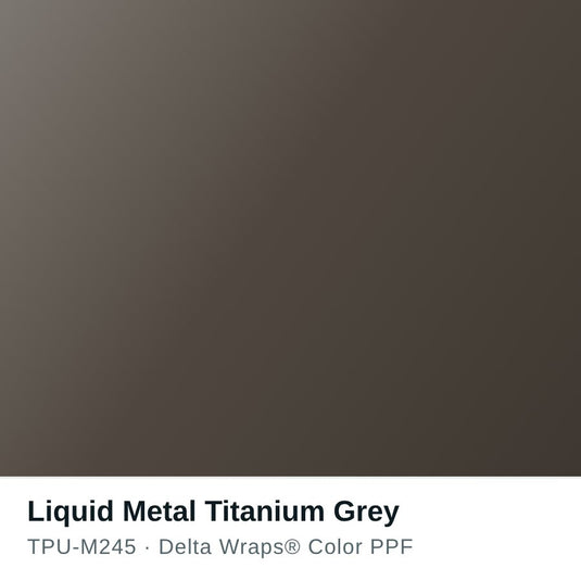 Liquid Metal Titanium Grey Color PPF TPU-M245