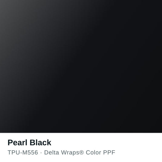 Pearl Black Color PPF TPU-M556