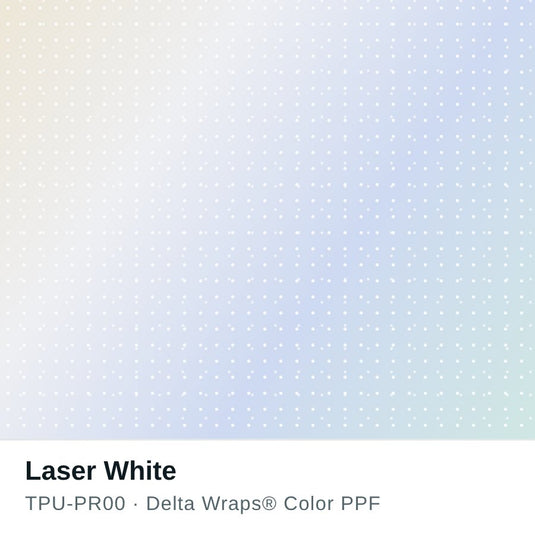 Laser White Color PPF TPU-PR00