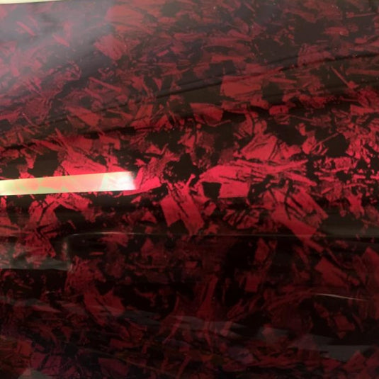 Carbon Fiber Frost Red carbon PPF TPU-SC006